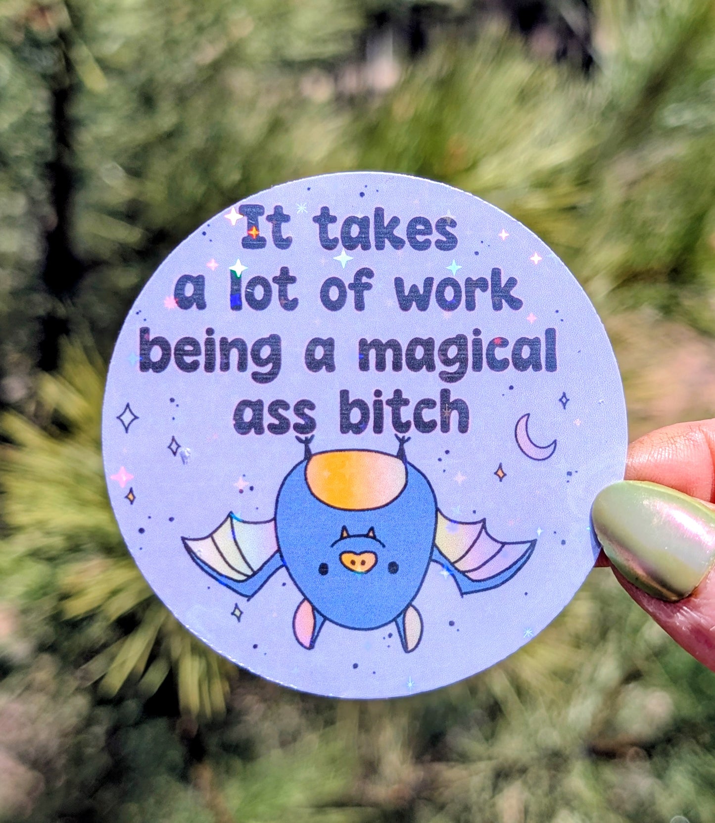 Magical Witch Vinyl Sticker