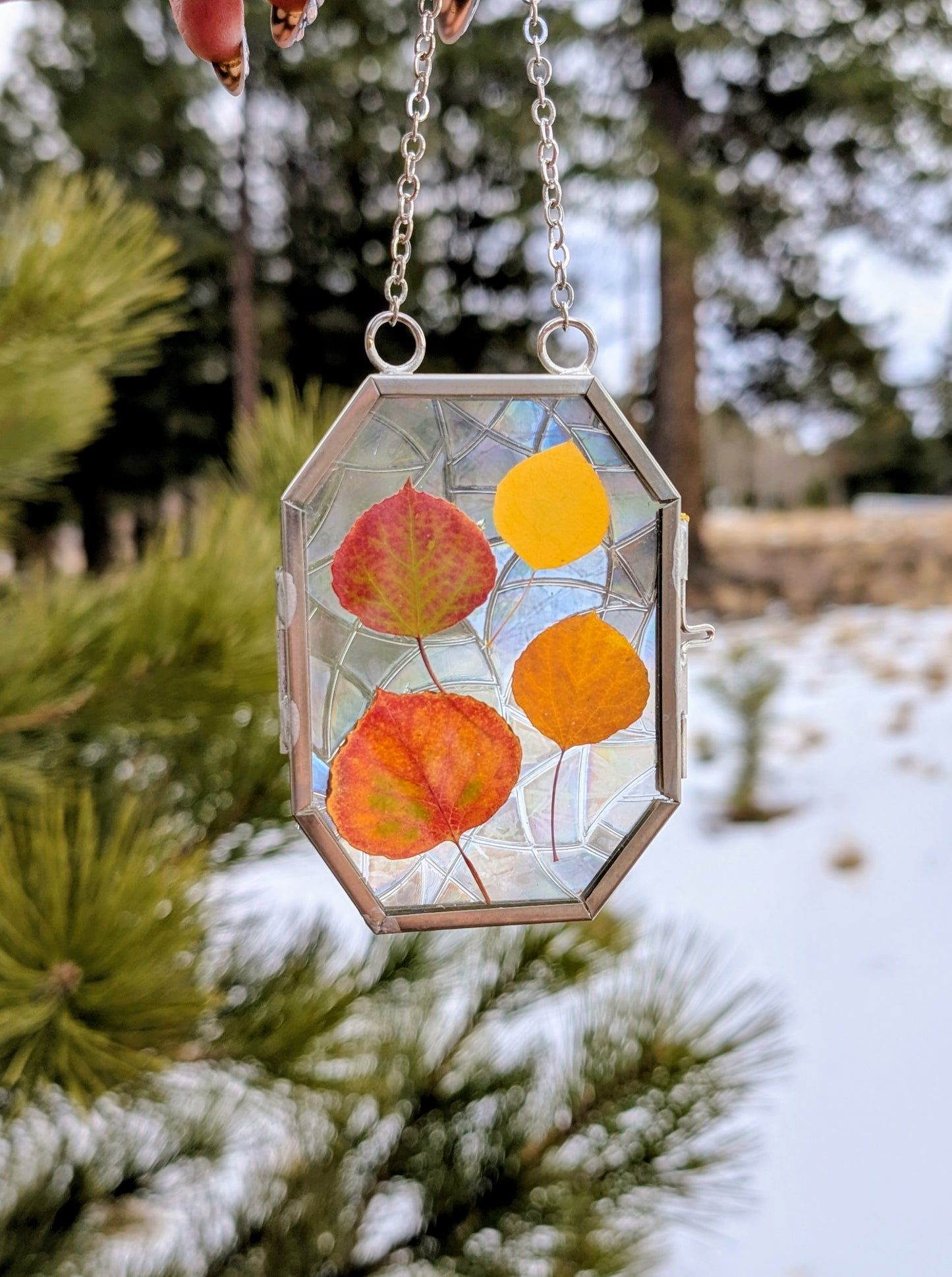 Aspen Leaf Ornaments