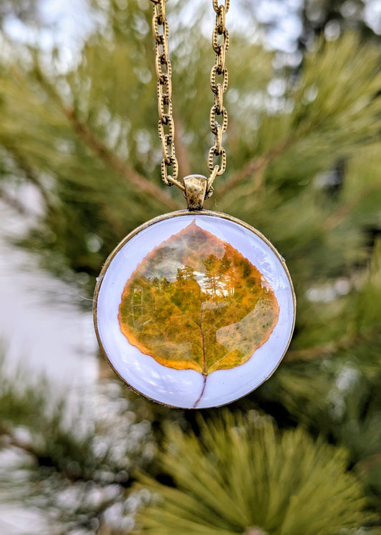 Aspen Leaf Ornaments