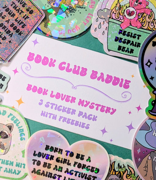 Book Club Baddie Vinyl Mystery Sticker Pack