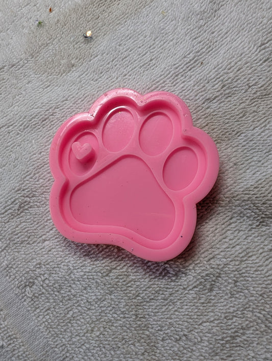 Large Paw Keychain Resin Silicone Mold