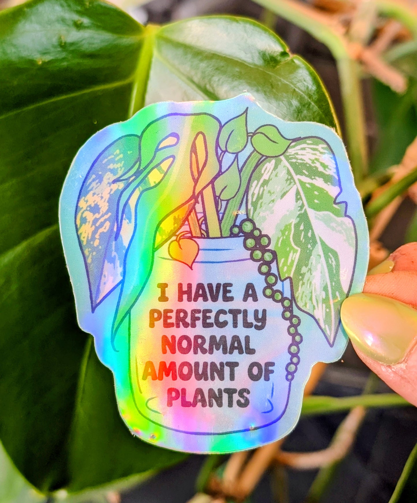 Plant Lover Feminist Vinyl Sticker