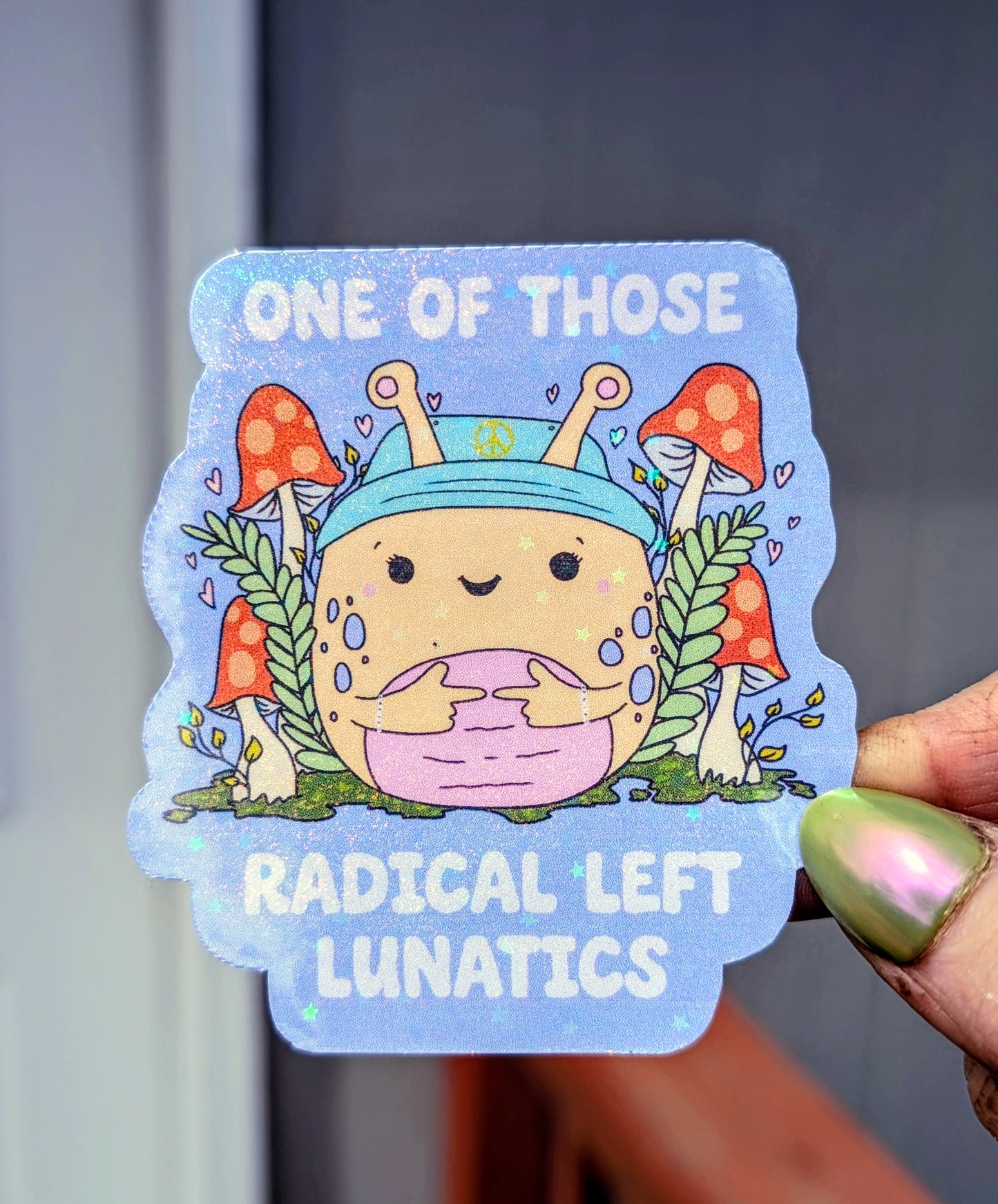 Anti Fascist RLS Inspirational Feminist Vinyl Sticker