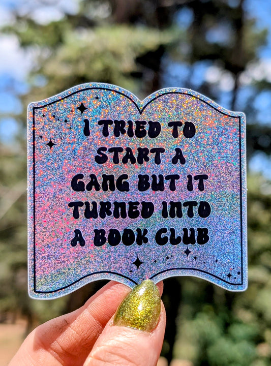 Feral Book Club Vinyl Sticker