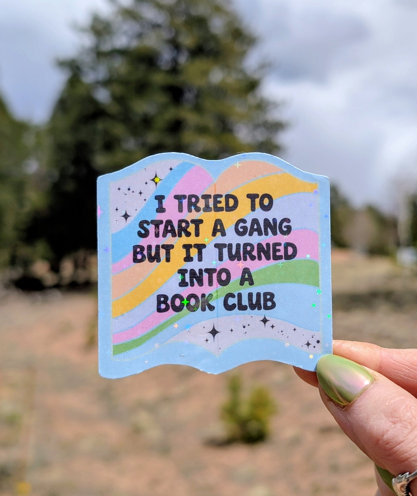 Feral Book Club Vinyl Sticker