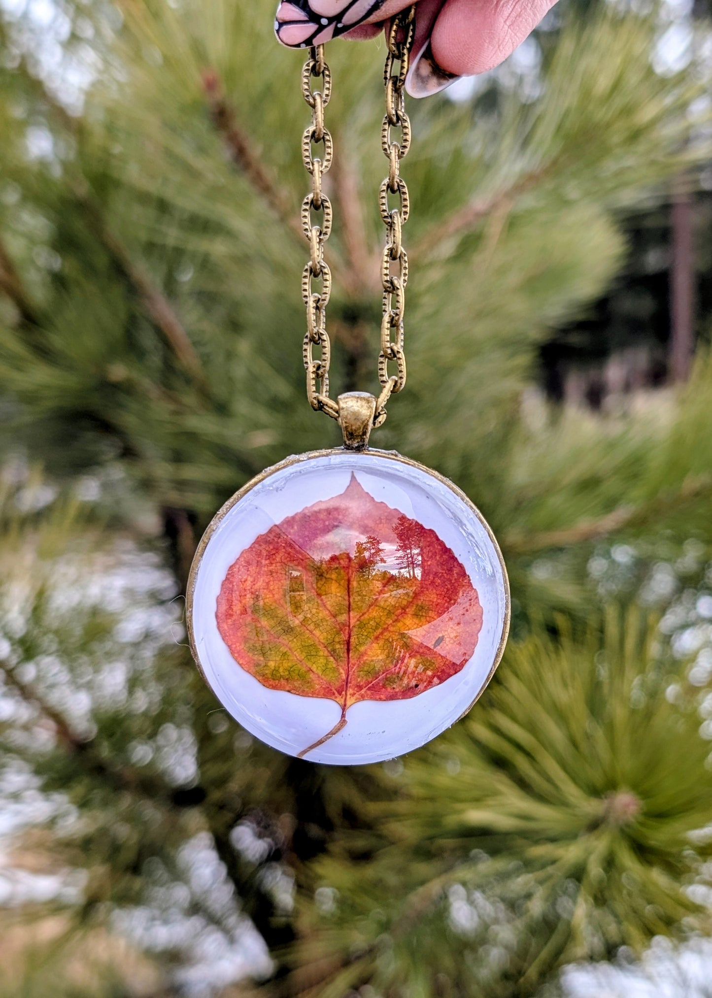 Aspen Leaf Ornaments