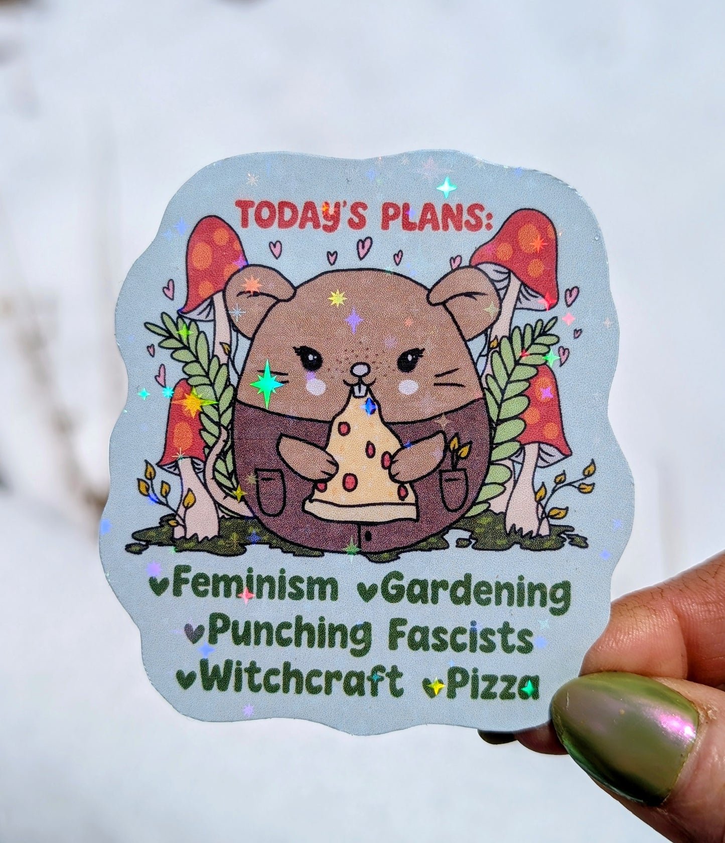 Smash the Patriarchy Inspirational Feminist Vinyl Sticker